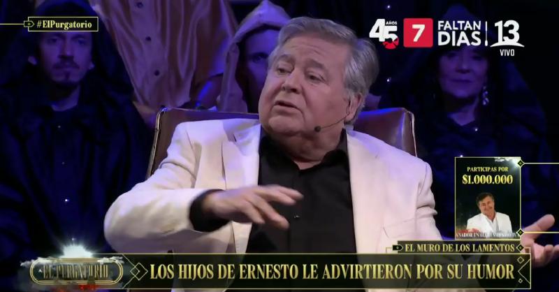 "Empecé a encontrar razón": Ernesto Belloni hizo frente a las críticas por su tipo de humor