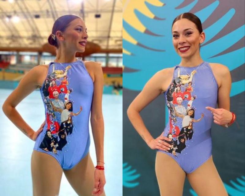 ¡Tremendo homenaje!: patinadora artística Mailén Flores honró a las chilenas que más admira