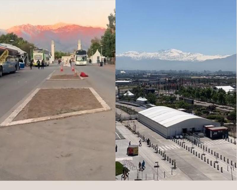 "Vean esta joya nueva de paisaje”: periodista mexicano destaca la belleza de la Cordillera de Los Andes post lluvia