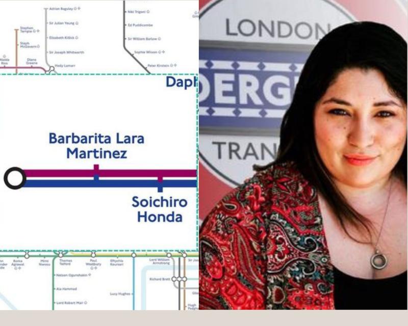 "Barbarita Lara": ingeniera chilena es homenajeada en metro de Londres