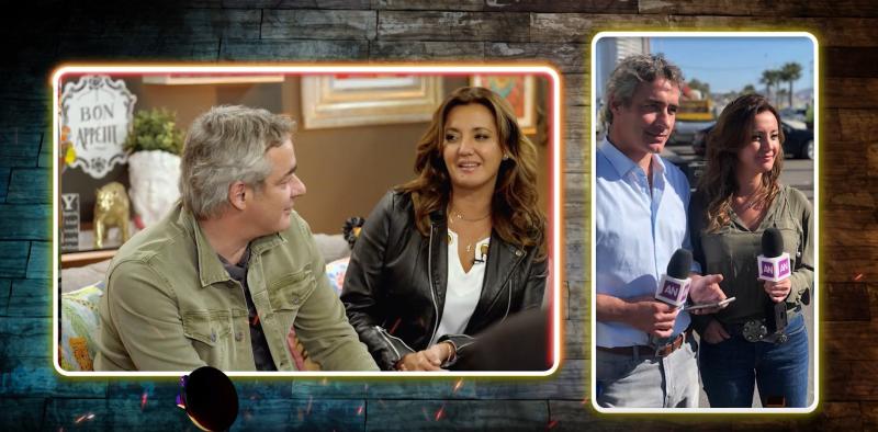 Priscilla Vargas y José Luis Repenning, animadores de Tu Día estuvieron en Socios de la parrilla