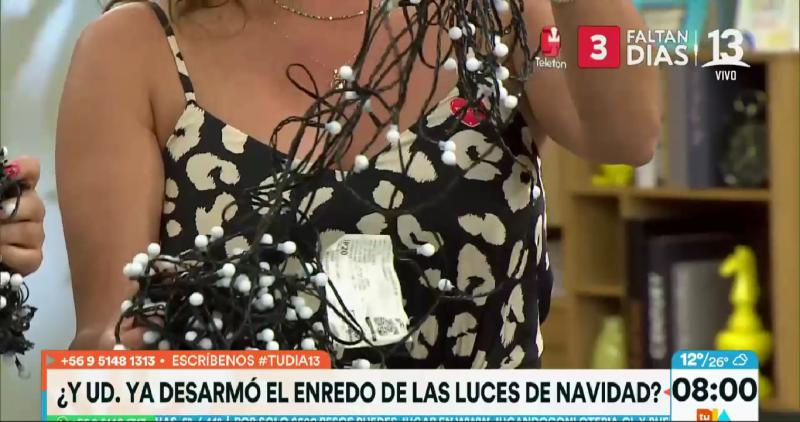 Desafío navideño: Repe, Pri y Michelle desenredaron las luces de navidad