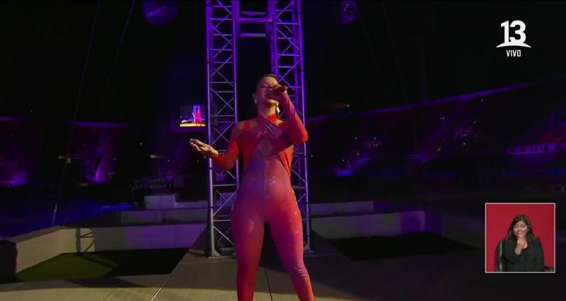 Denise Rosenthal se lució en su presentación en la ceremonia inaugural de los Juegos Parapanamericanos Santiago 2023