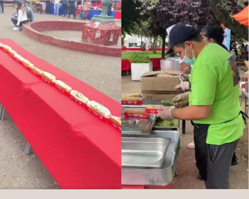 Los divertidos memes que dejó el completo más grande del mundo preparado en Talca