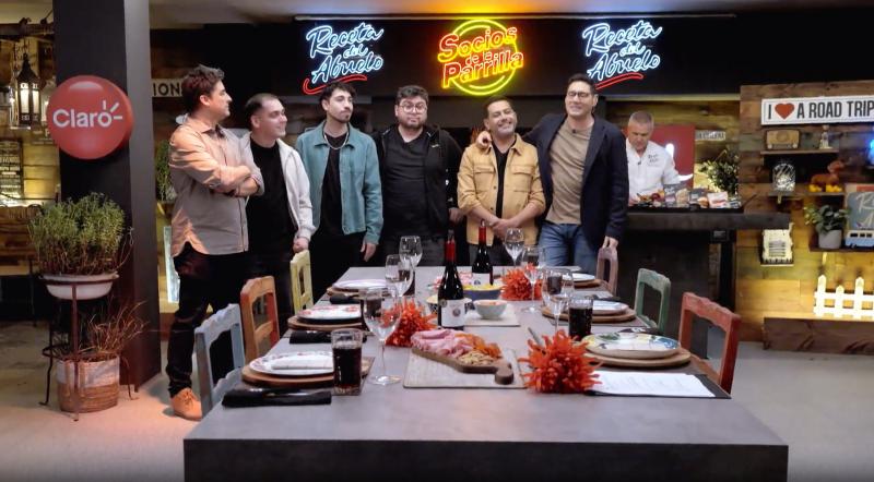 Lucho Miranda, Diego Urrutia y Luis Slimming estuvieron en Socios de la Parrilla