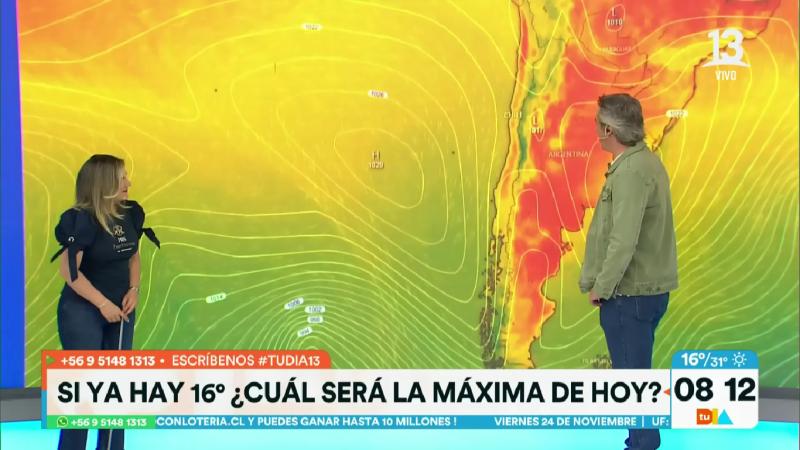 Otra jornada calurosa: revisa el pronóstico del tiempo para este viernes