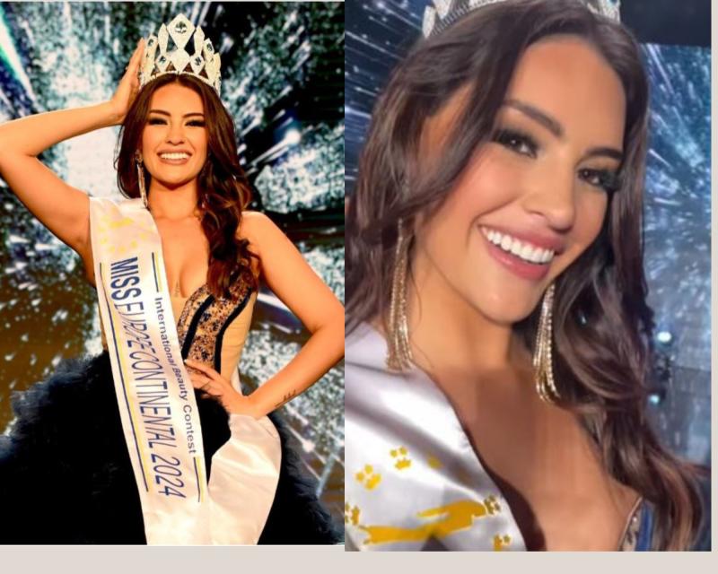 Camila Santander es la nueva Miss Europa Continental: venció a 60 candidatas