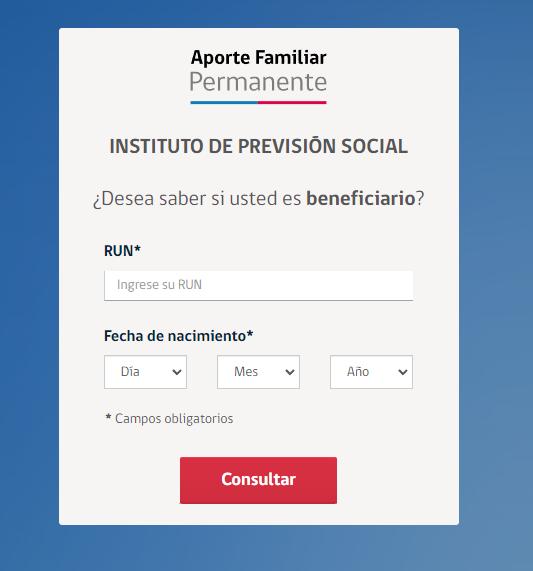Cobra a tiempo el Aporte Familiar Permanente: revisa los pasos a seguir