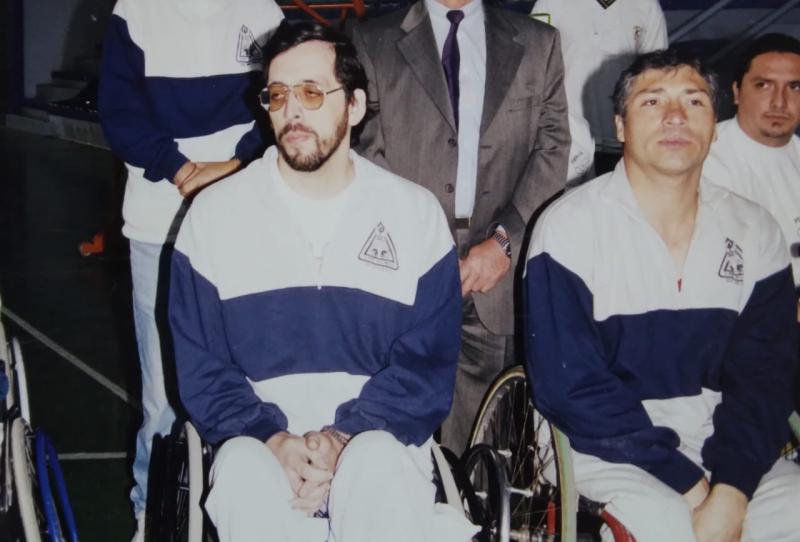 Rodolfo Urbina en los Parapanamericanos de 1999