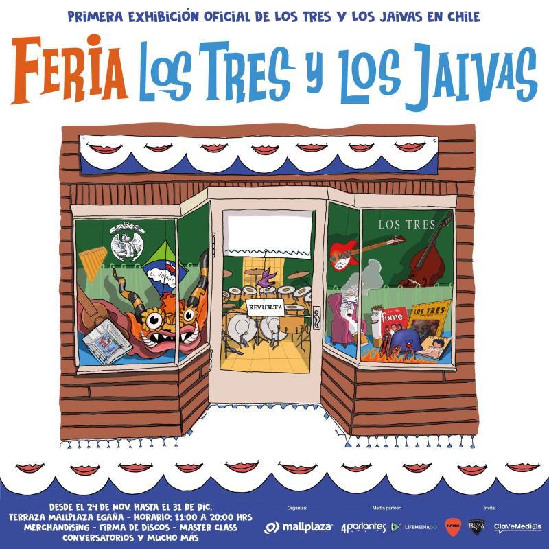 Inédita exposición de Los Jaivas y Los Tres revela las joyas de sus archivos