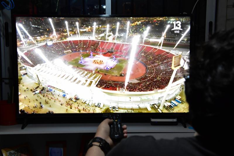 Ceremonia Inauguración Juegos Panamericanos Santiago 2023 por T13 / Imagen: Photosport