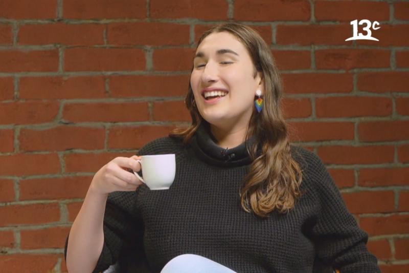 Emilia Schneider en "El Giornalista"