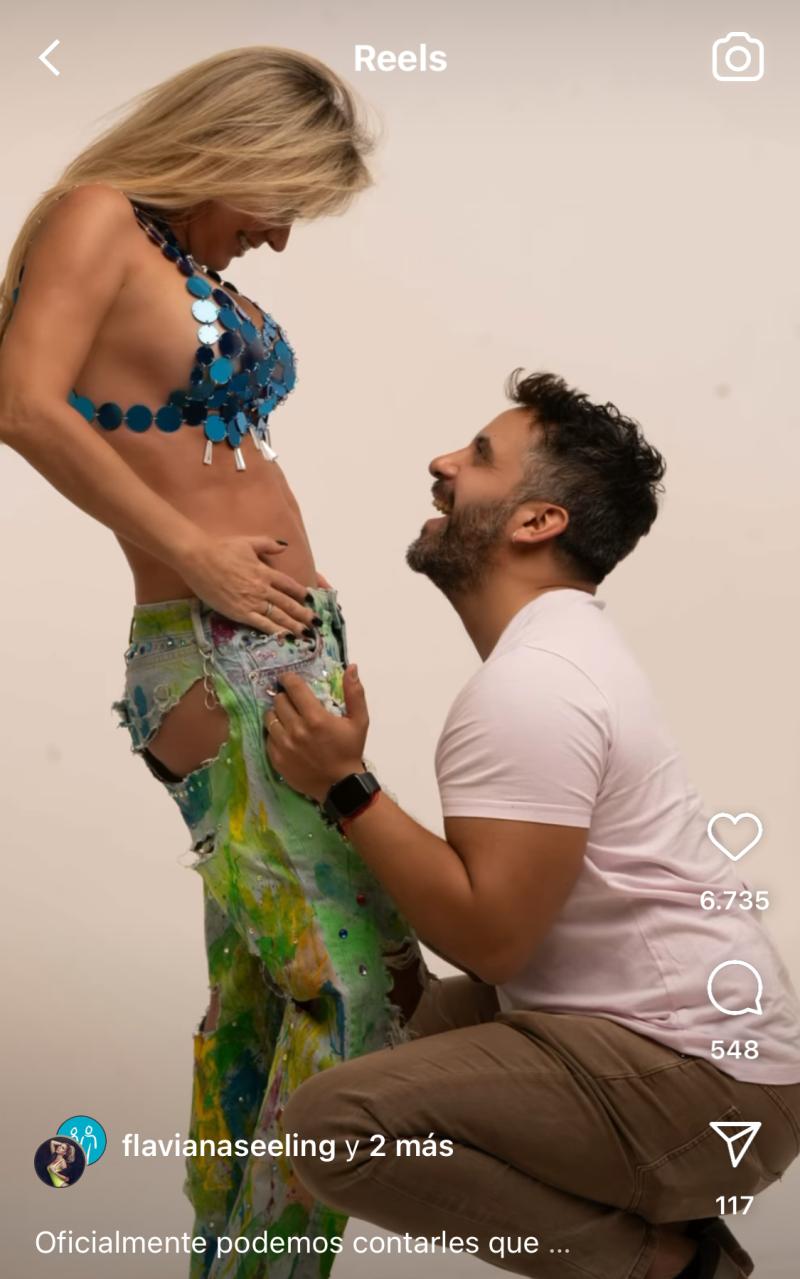 Flaviana Seeling anuncia que está embarazada por tercera vez