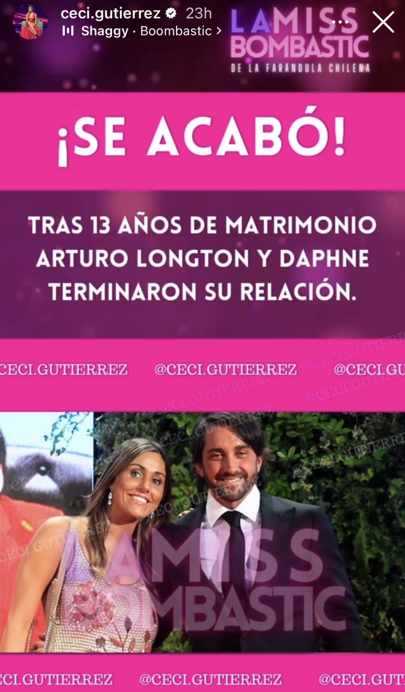 Filtran quiebre matrimonial de Arturo Longton