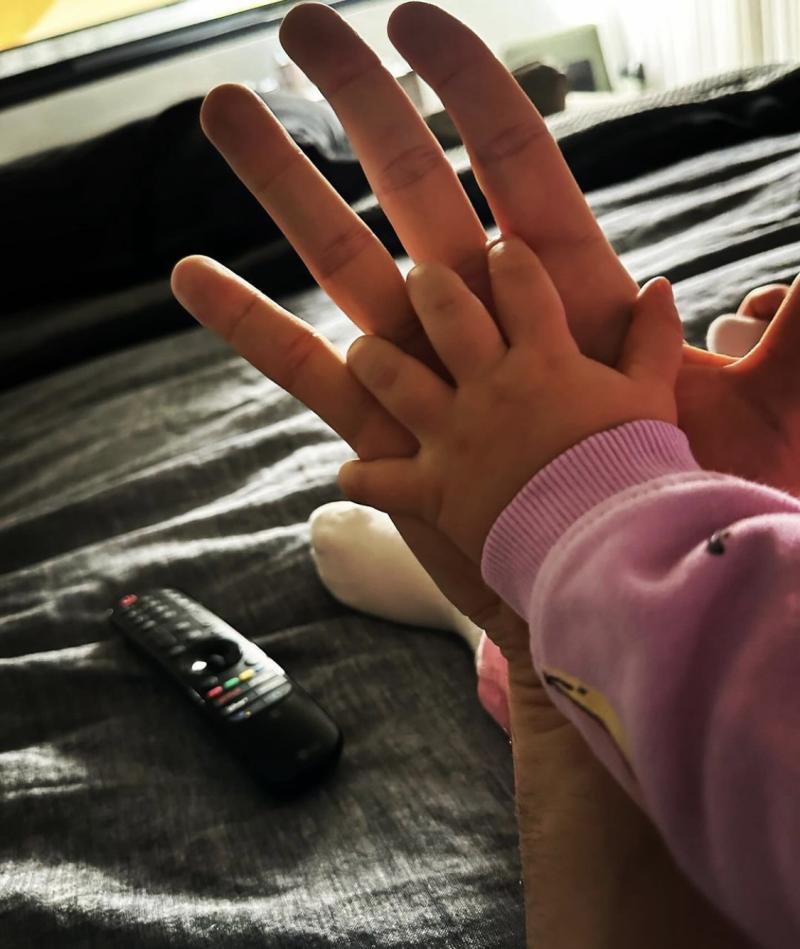 Pancho Saavedra junto a su hija Laura