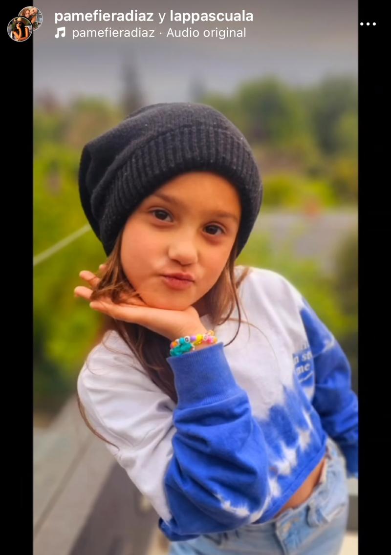 Hija menor de Pamela Díaz cumplió 7 años