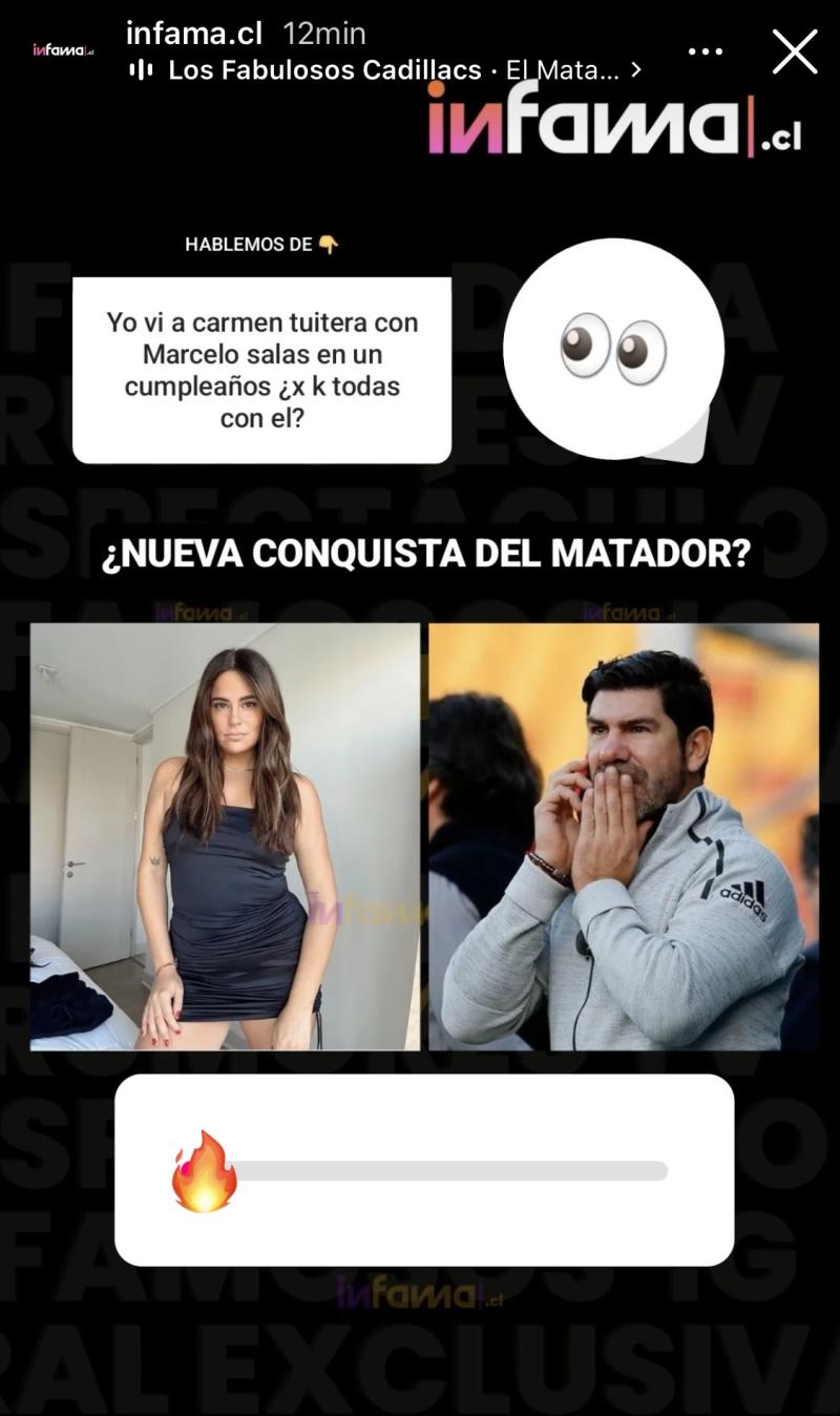 Marcelo Salas es vinculado con Carmen Tuitera