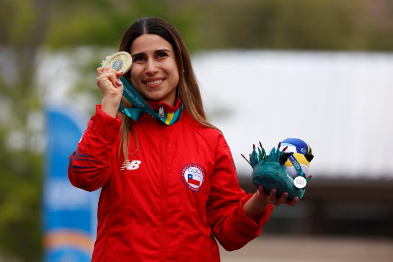 Francisca Crovetto le dio la primera medalla de Oro al Team Chile en los Juegos Panamericanos Santiago 2023 / Photosport