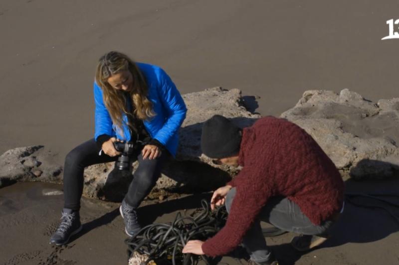 Rodolfo Guzmán y Angélica Castro en "Descubre Chile"