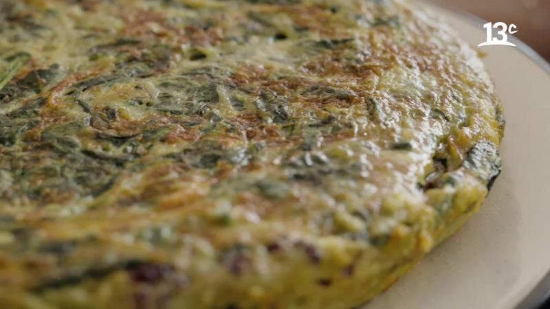 Tortilla de espinaca