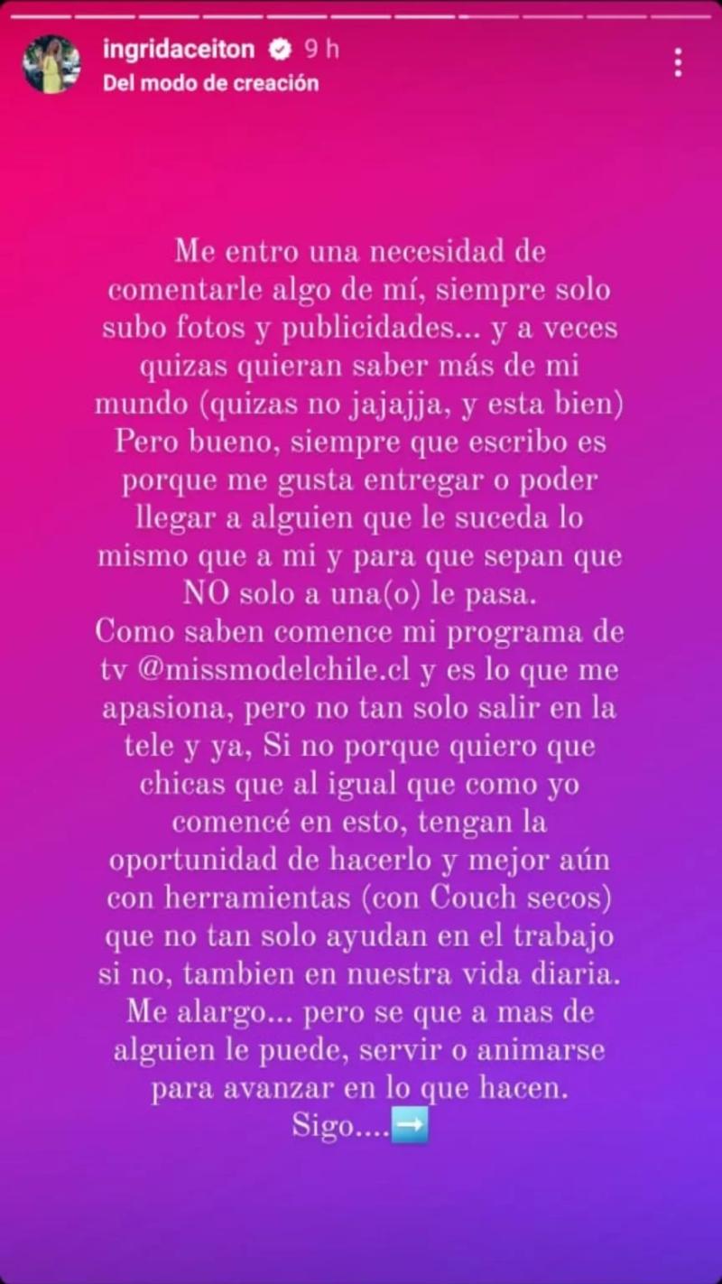 Reflexión de Ingrid Aceitón