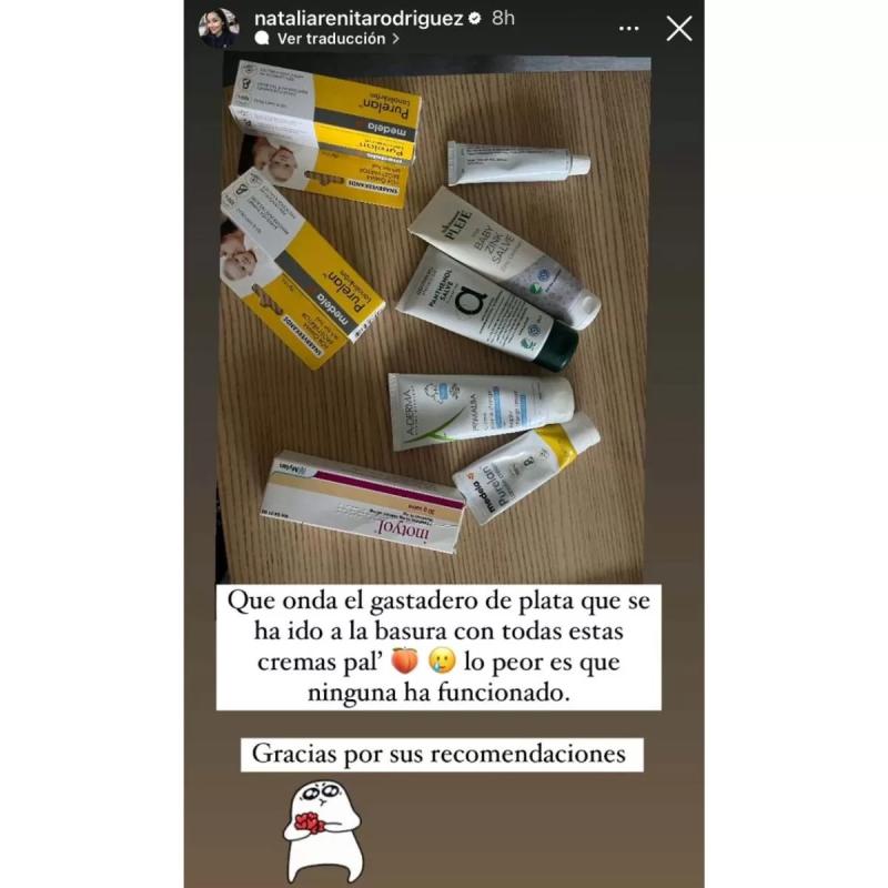 Natalia Rodríguez actualiza estado de salud de su hija