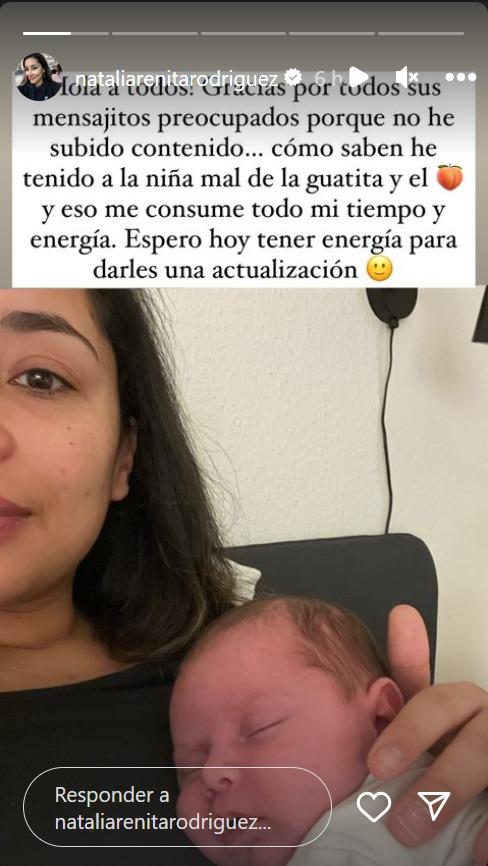 Natalia Rodríguez actualiza estado de salud de su hija
