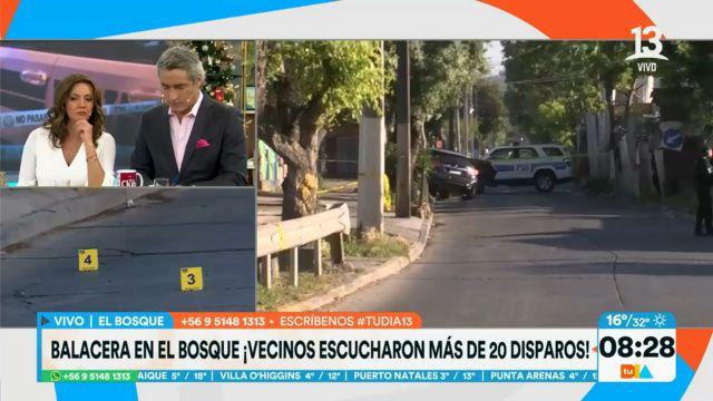 Violenta balacera en El Boque: hombre fue acribillado al interior de un auto