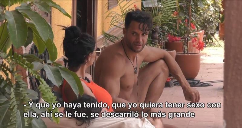 Fabio Agostini enojado con la Chama