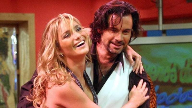 Kenita Larraín y Felipe Camiroaga