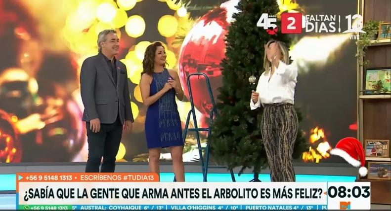 Desafío navideño: Repe, Pri y Michelle armaron el arbolito de Navidad