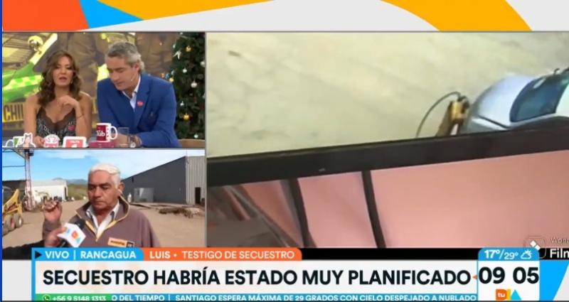 "Nunca venía seguido": testigo del secuestro de empresario en Rancagua aseguró que todo estaba planificado