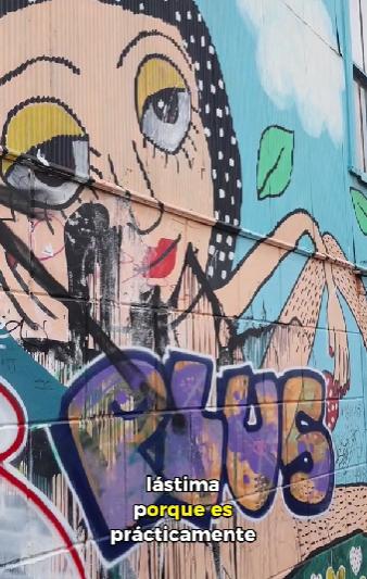 “Una lástima”: así luce el mural que realizó Mon Laferte en Valparaíso