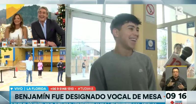 Joven designado como vocal de mesa sacó risas: “¿Me pagan? ¡Entonces no hay problema!”