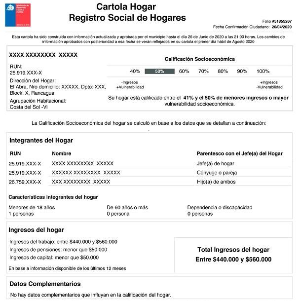 Registro Social Hogares