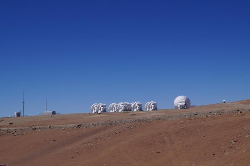 Radiotelescopios en ALMA