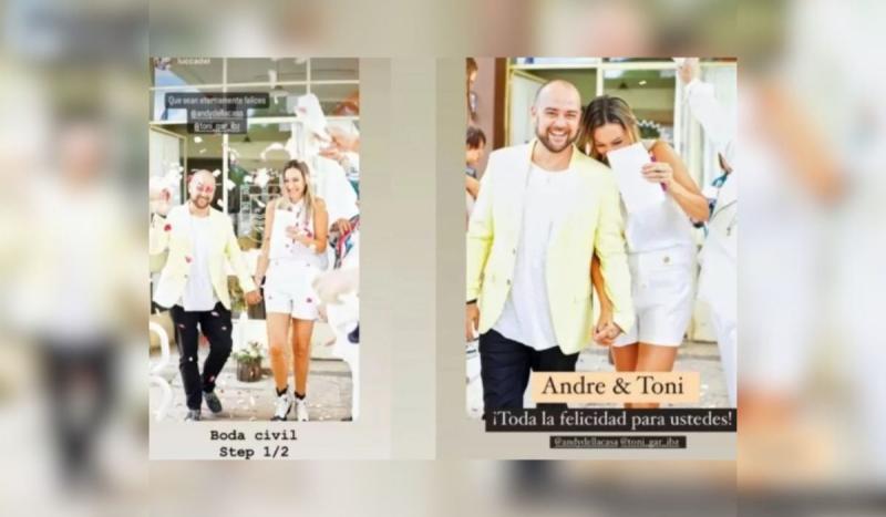 Andrea Dellacasa contrajo matrimonio con Tony Gar