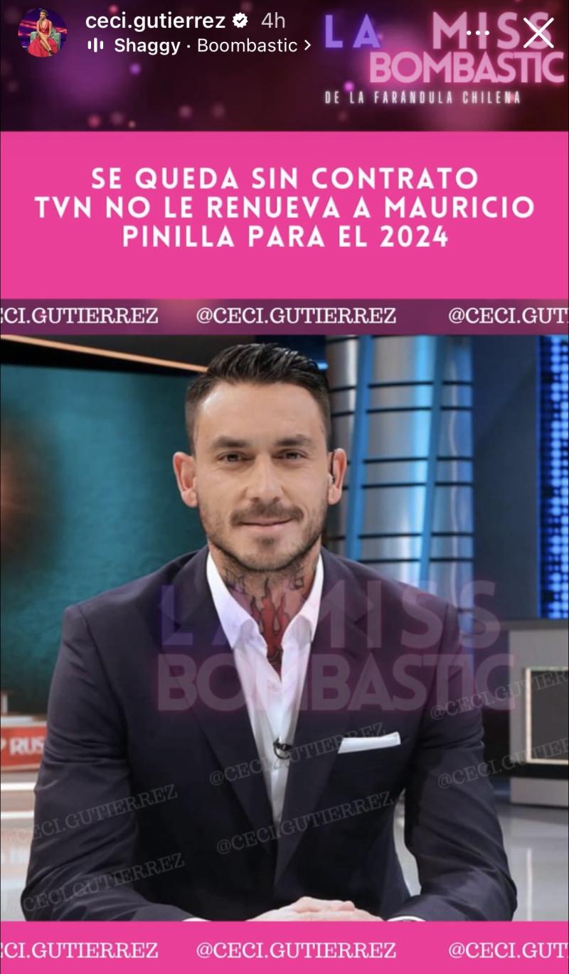 Cecilia Gutiérrez confirma que Mauricio Pinilla no renovó contrato con TVN