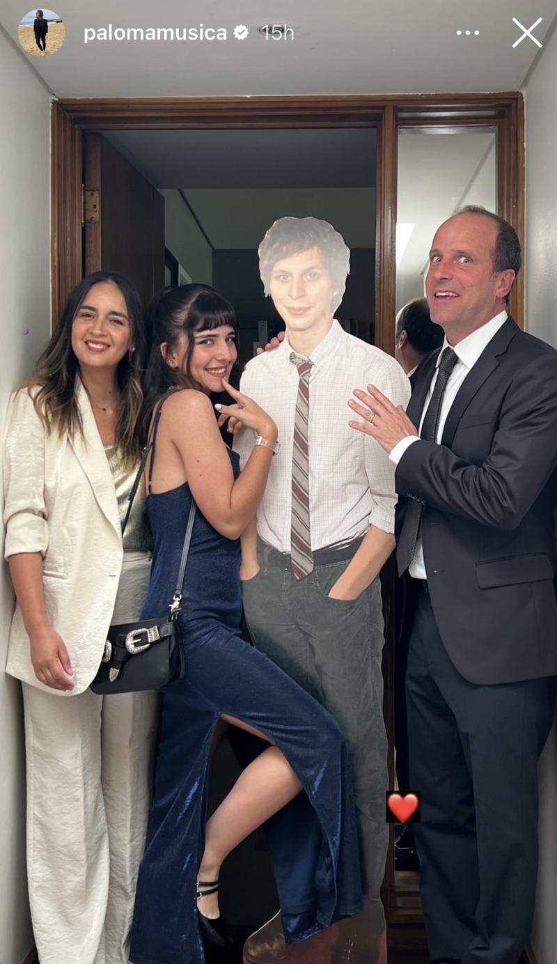 Paloma Soto y Stefan Kramer junto a su hija María Jesús