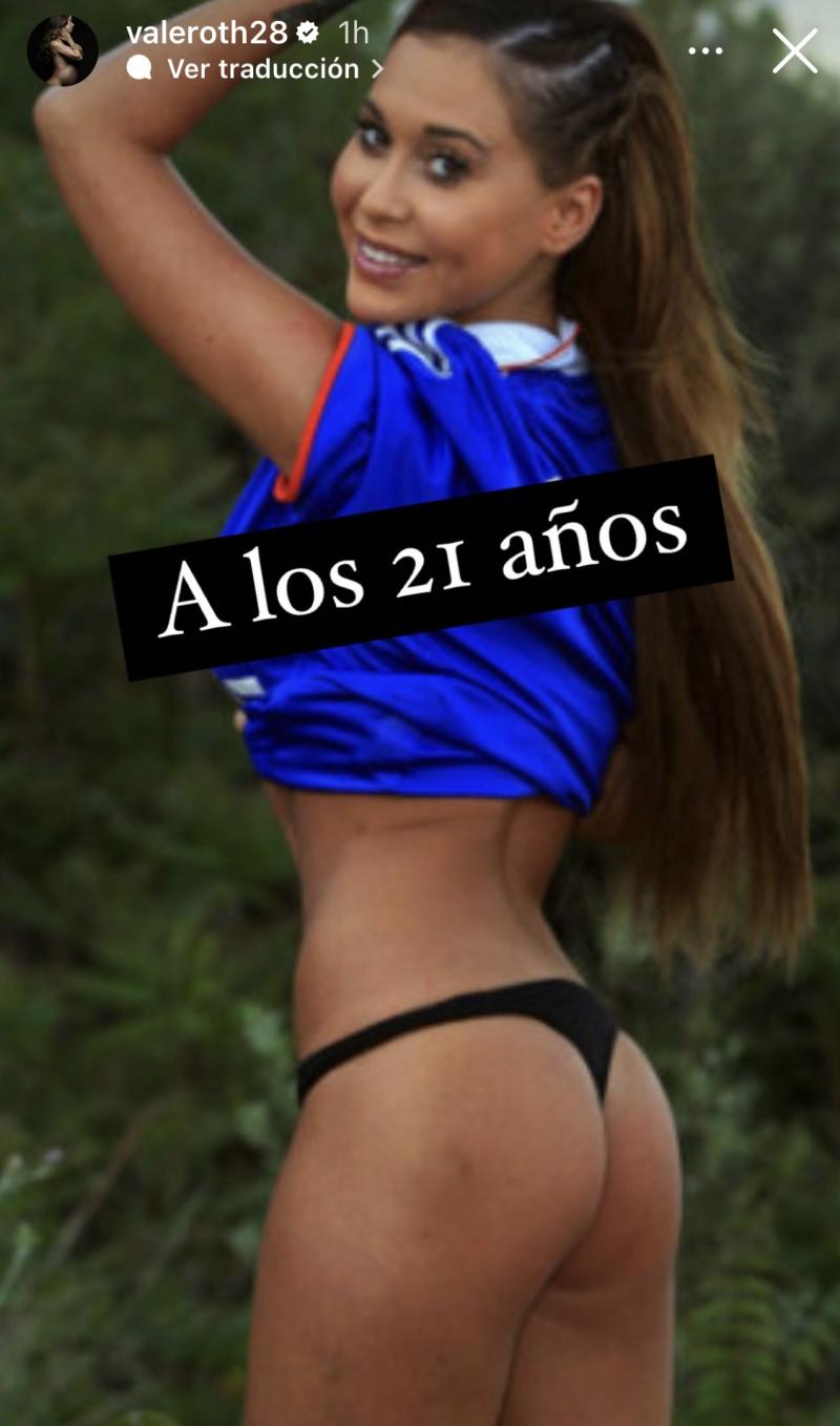 Vale Roth revivió antigua fotos en colaless