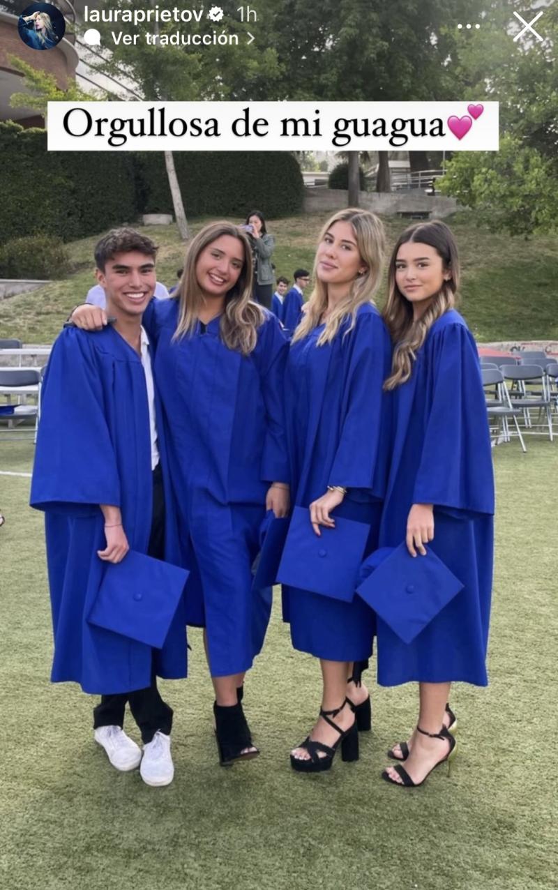 Laura Prieto orgullosa por importante logro académico de su hija Tábata