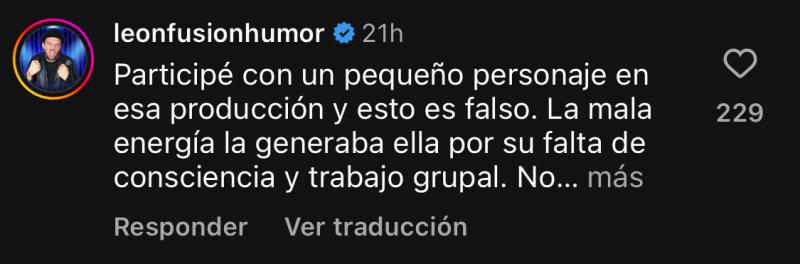 Actor defiende a Francisco Melo tras acusación de bullying de Nicole Block