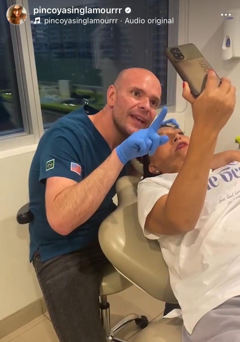 Pincoya cambió la apariencia de su rostro con tratamiento estético