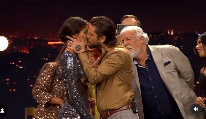 Cony Capelli besa a Jean Philippe Cretton