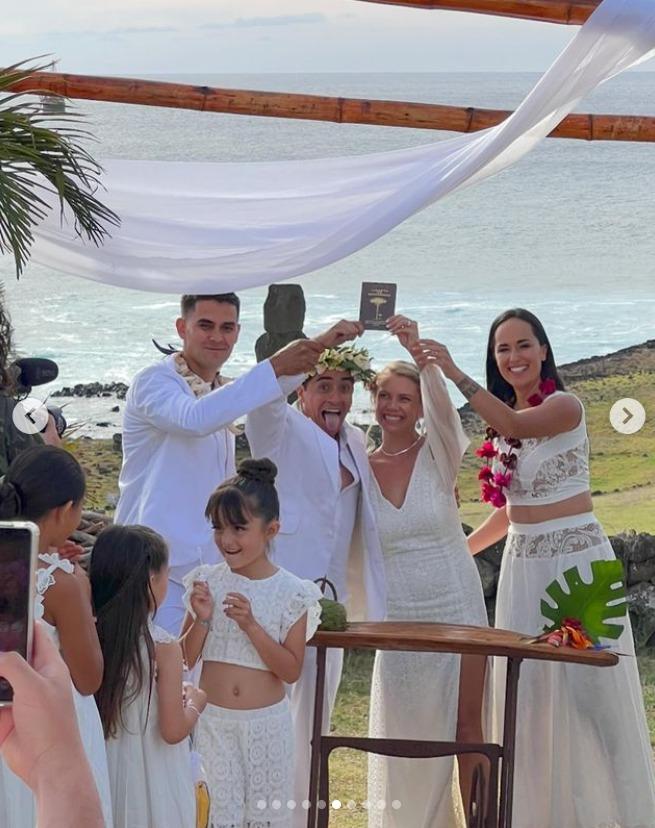 Así fue el matrimonio de Fernando Godoy y Ornella Dalbosco