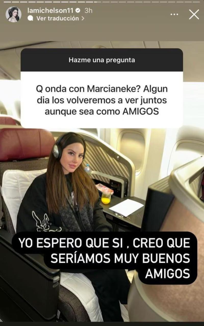 Ignacia Michelson se sincera sobre relación con Marcianeke