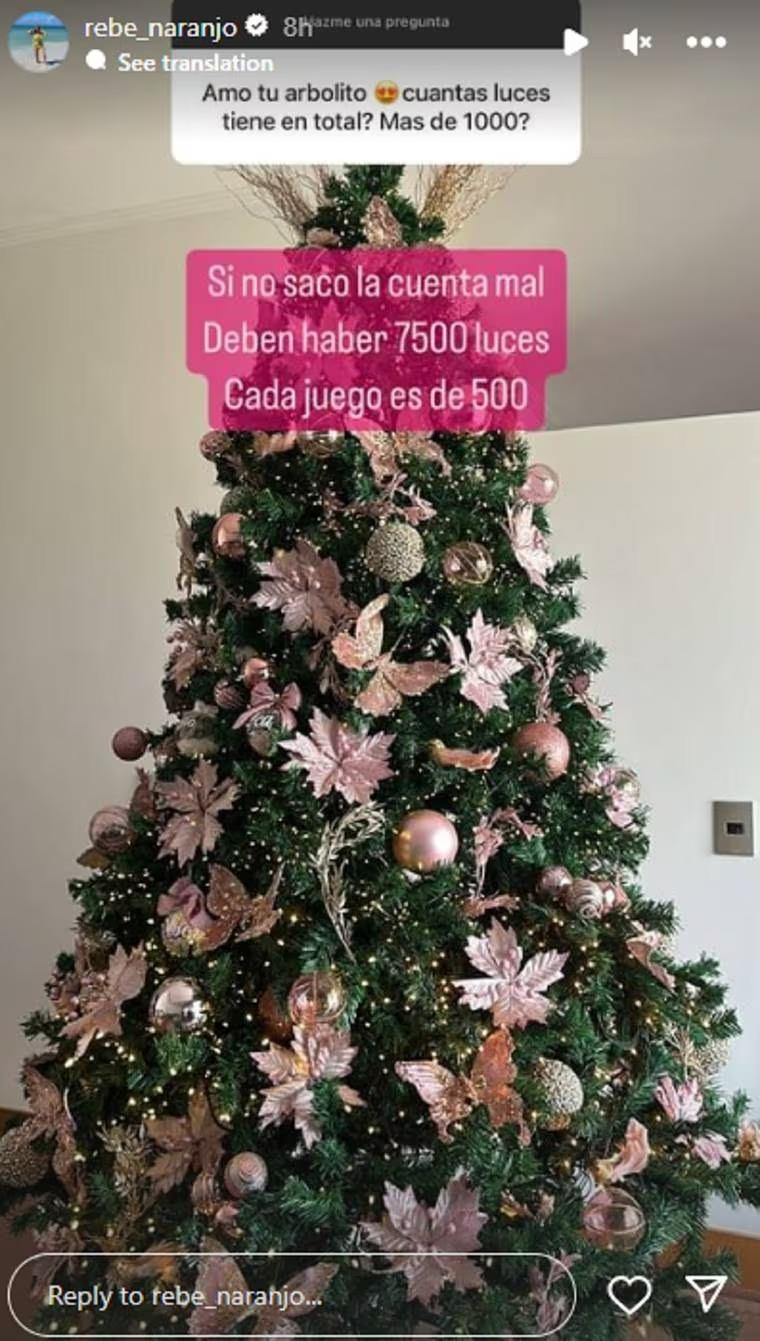 Árbol de Navidad de Rebeca Naranjo y Nano Calderón