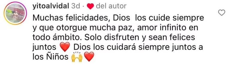 Mensaje del primo de Vidal a Marité Matus