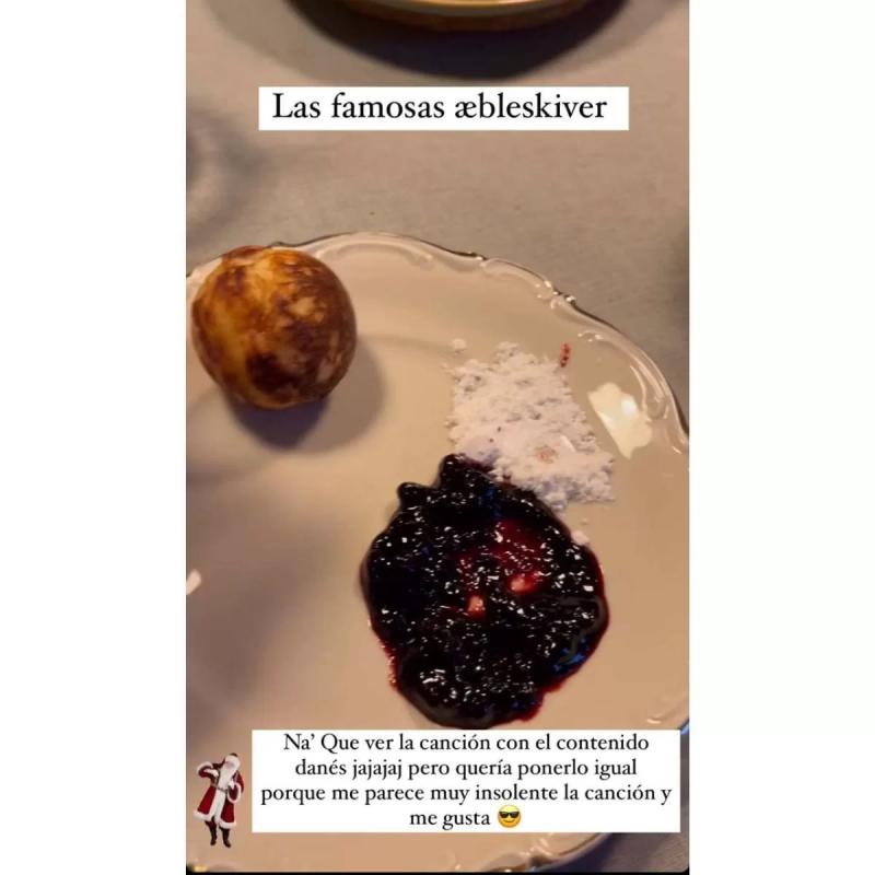 Natalia Rodríguez muestra la comida de Navidad danesa