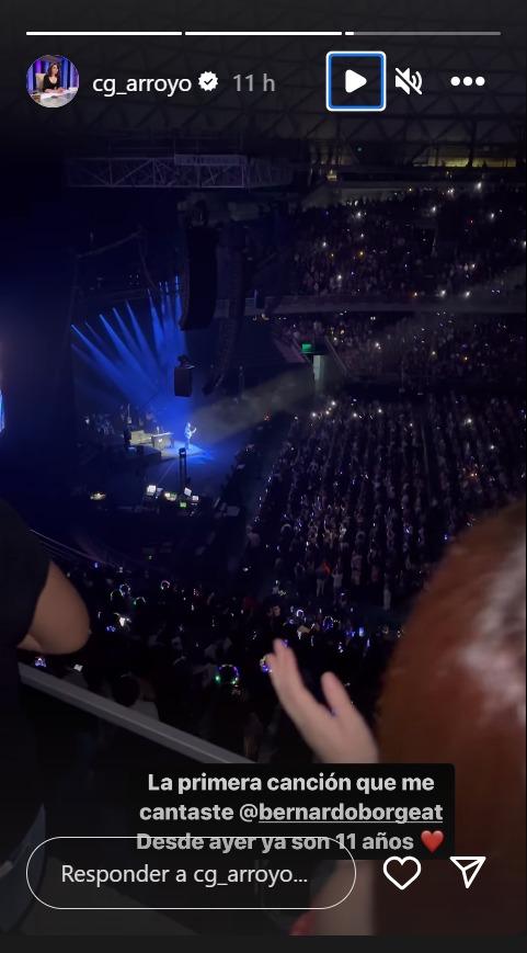 Carmen Gloria Arroyo celebra 11 años de amor con Bernardo Borgeat